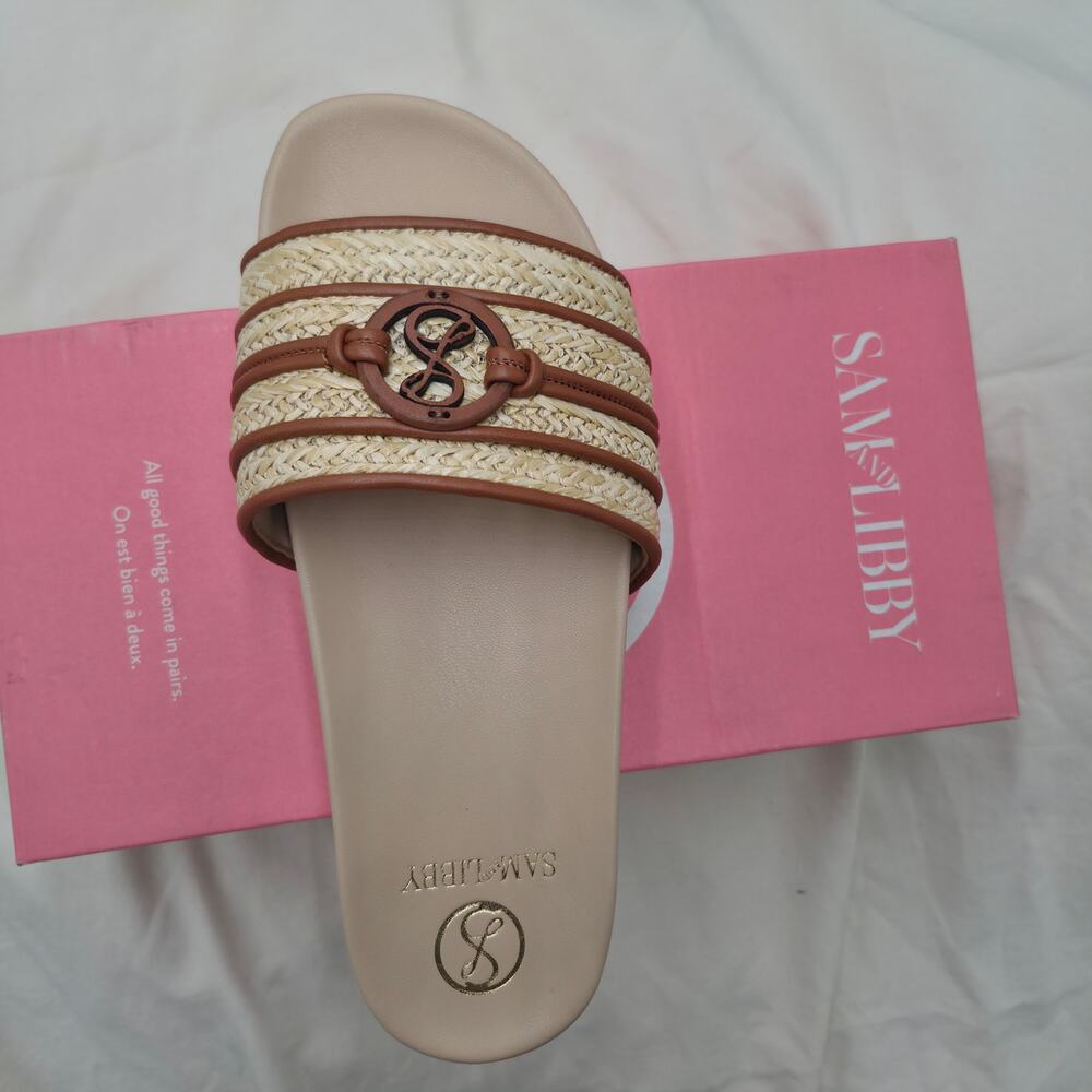 NEW Sam & Libby Women's Ansel Slides slip-on Sandal women's size 6